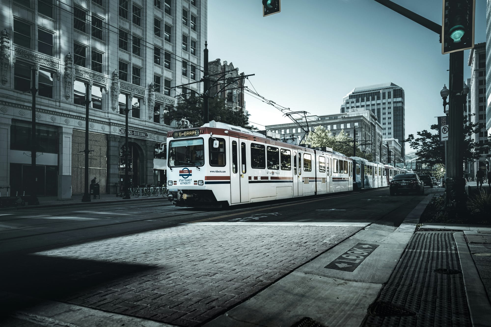 Light rail in Salt Lake City