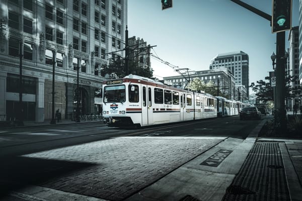 Light rail in Salt Lake City